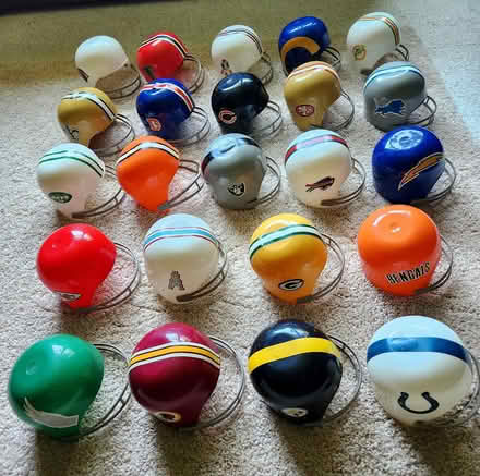 Photo of free Stewart's plastic football helmets (Clinton Corners) #1