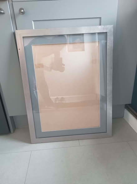 Photo of free Silver finish picture frame large (Kingswood BS15) #1