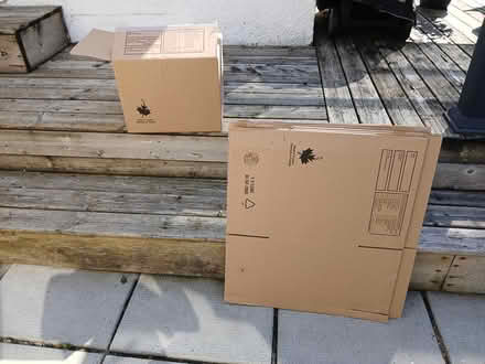 Photo of free Moving boxes - card board, used (Overbrook, Ottawa) #1