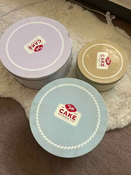 Photo of free Nesting cake storage tins (Barking IG11) #1