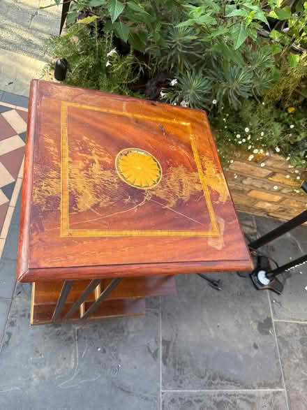 Photo of free Wooden book stand on wheels (London SW19) #2