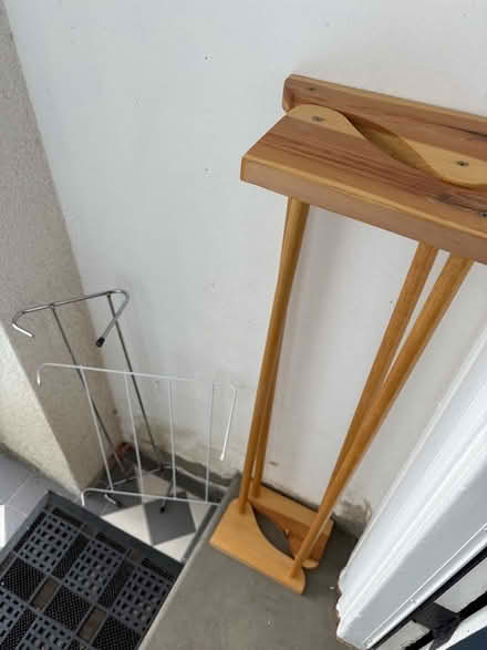 Photo of free Towel rails for radiators and wooden shoe racks (Chiswick W4) #2