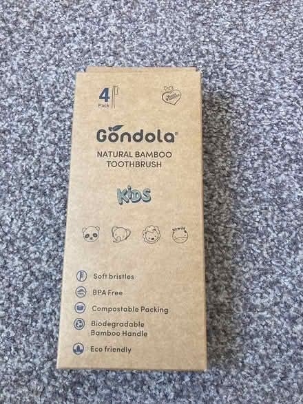Photo of free 3 kids bamboo toothbrushes (TN35 Ore) #2