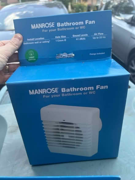 Photo of free Manrose Bathroom fan (Rickmansworth WD3) #3