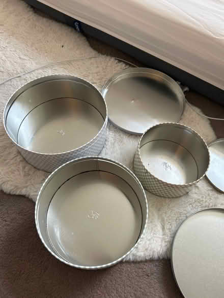Photo of free Nesting cake storage tins (Barking IG11) #2