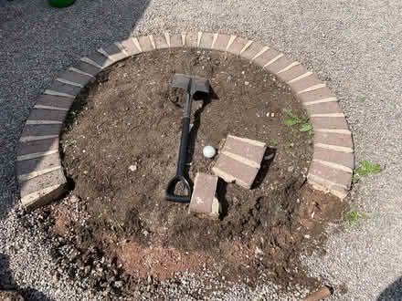Photo of free Bricks to make circle flower bed (Marlborough) #1