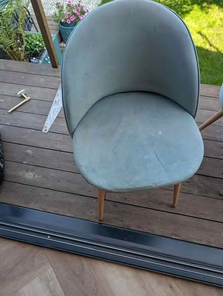 Photo of free 5 fabric dining chairs need a clean (M45 Whitefield) #2