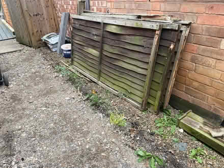 Photo of free 7 Fence panels (Sileby LE12) #1