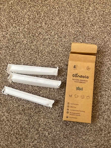 Photo of free 3 kids bamboo toothbrushes (TN35 Ore) #1