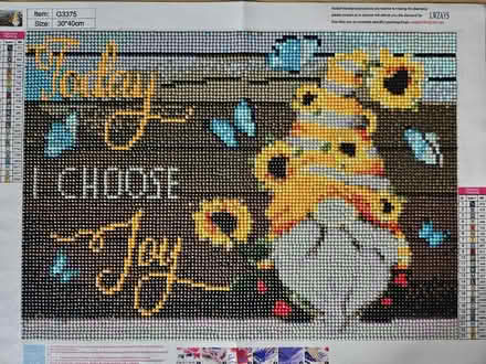 Photo of free Completed diamond art - gnome joy (Redditch B97) #1