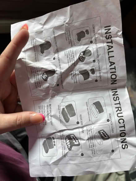 Photo of free Car seat covers (Derby centre DE22) #2