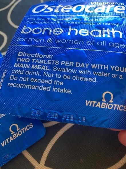 Photo of free Vitabiotics Osteocare tablets (Upper Norwood SE19) #2