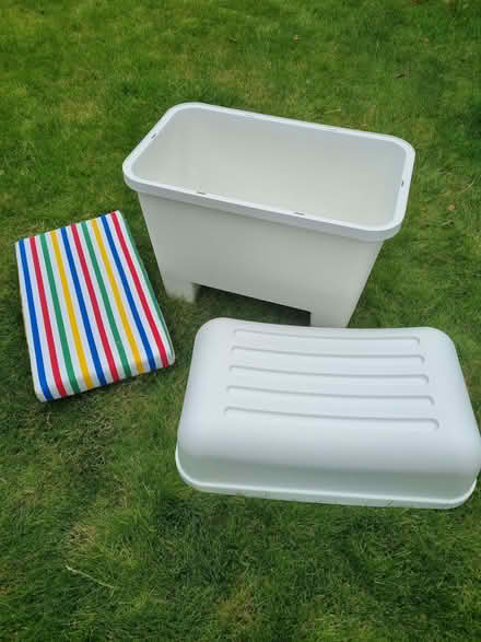 Photo of free Plastic storage stool (AB21) #2