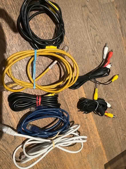 Photo of free Cat 5 and other tv cables (Shooters Hill SE18) #1