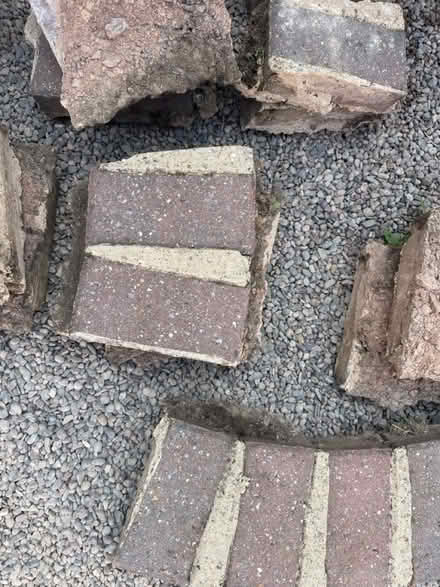 Photo of free Bricks to make circle flower bed (Marlborough) #4