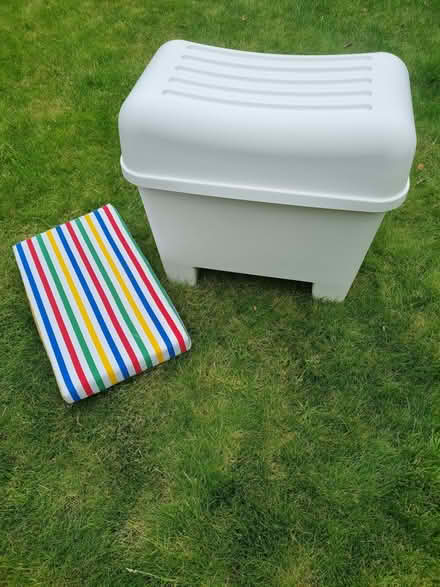 Photo of free Plastic storage stool (AB21) #1