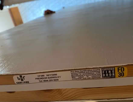 Photo of free Interior Fire Door (30” x 77”) (Muswell Hill, London N10) #3