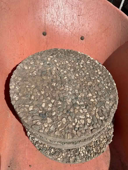 Photo of free large (16" diam) stepping stones--4 (Camden and Leigh) #1