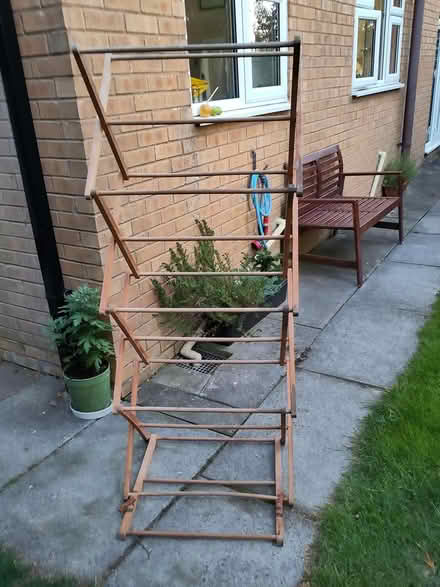 Photo of free Wooden clothes airer (Lancaster, Westbourne Park) #1