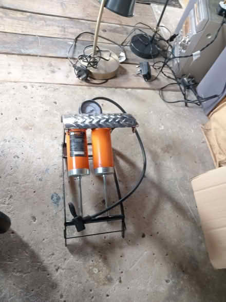 Photo of free Car tyre foot pump (Dairy Lane Estate DH4) #1