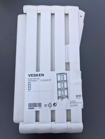 Photo of free IKEA white plastic shelf unit (Colindale NW9) #4