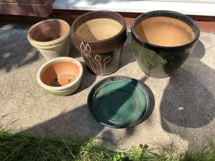 Photo of free Clay Plant Pots and trays (Cottingham HU16) #1