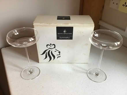 Photo of free 2 Champagne Glasses (Timperley WA15) #1