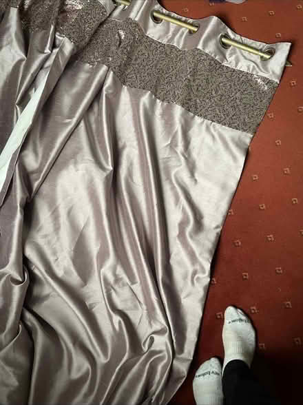 Photo of free Purple curtains (Wisewood S6) #2