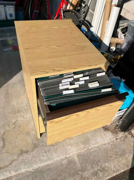Photo of free Two drawer filing cabinet (Harlow Fields DE22) #1