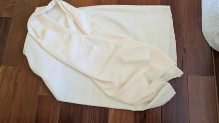 Photo of free Rectangle table cloth - cream (Cupertino/West San Jose) #1