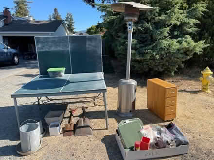 Photo of free Ping pong table, gas heater, misc (Camden and Leigh) #1