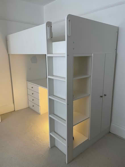 Photo of free SMÅSTAD loft bed (IKEA) (NW10) #1
