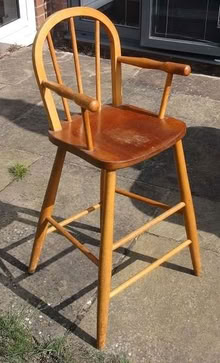 Photo of free Child's wooden chair. (Hoylake CH47) #1