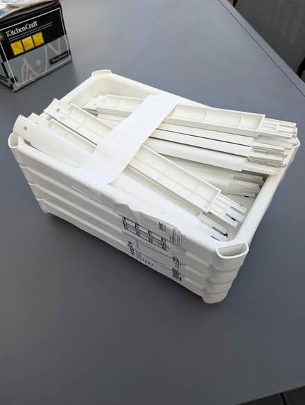 Photo of free IKEA white plastic shelf unit (Colindale NW9) #3