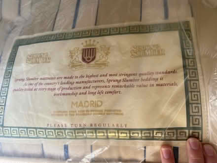 Photo of free Double bed mattress (Badger Farm) #3
