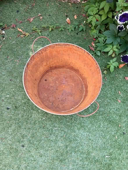 Photo of free Large Metal Planter (Newton Abbot TQ12) #2