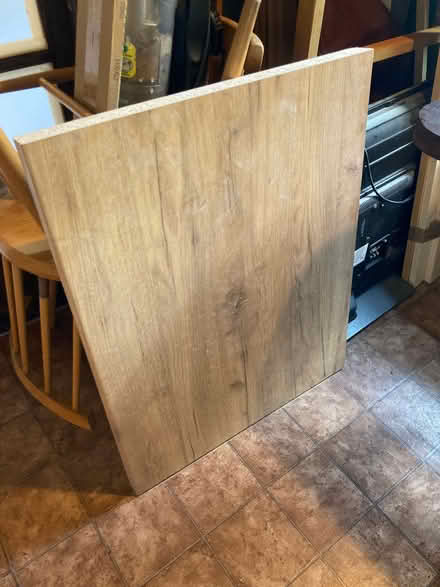 Photo of free Howdens worktop off cut 78cm long warm oak laminate (Skelwith Bridge LA22) #1