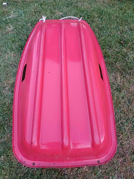 Photo of free Kids plastic red sledge (Moor Park HA6) #3