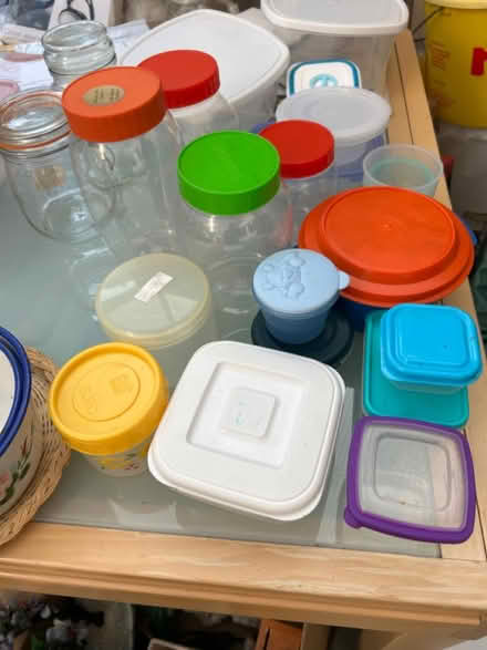 Photo of free #2. Jars and Tupperware (Ladybridge) #1