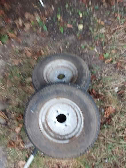 Photo of free Trailer wheels and tyres (Farncombe) #1