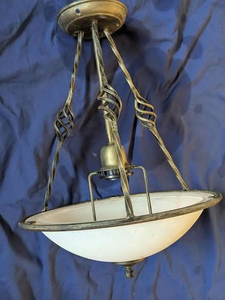 Photo of free Ceiling mounted glass light (Kislingbury NN7) #1