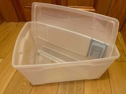 Photo of free Plastic storage box (AB25) #2