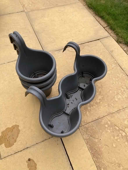 Photo of free Grey Hanging plant pots (Harbury CV33) #1