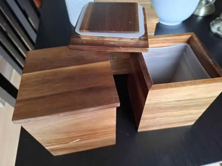 Photo of free Wooden tea/coffee storage canisters (Coventry CV6) #3