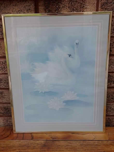 Photo of free Wall Art- Framed Swan Print 41x51cm (New Ferry CH62) #1