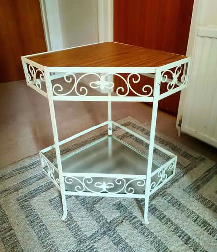Photo of free Retro 1960s Corner Table (Surrey Heath GU24) #1