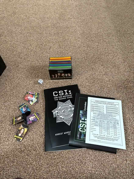 Photo of free CSI the board game (Hackbridge SM5) #3