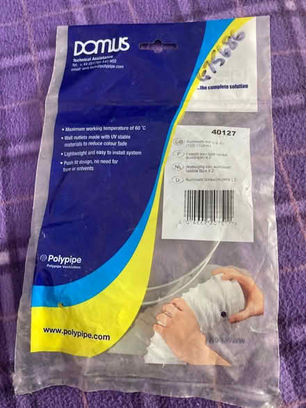 Photo of free 100mm flexible ducting clip (Greasby CH49) #1