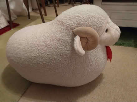 Photo of free Cuddly Sheep (Footrest?) (Lakenham NR1) #1