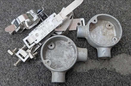 Photo of free Electrical boxes, and earthing clamps (Kennington OX1) #1
